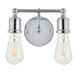 Serif 2 Light 9 inch Chrome Wall Sconce Wall Light
