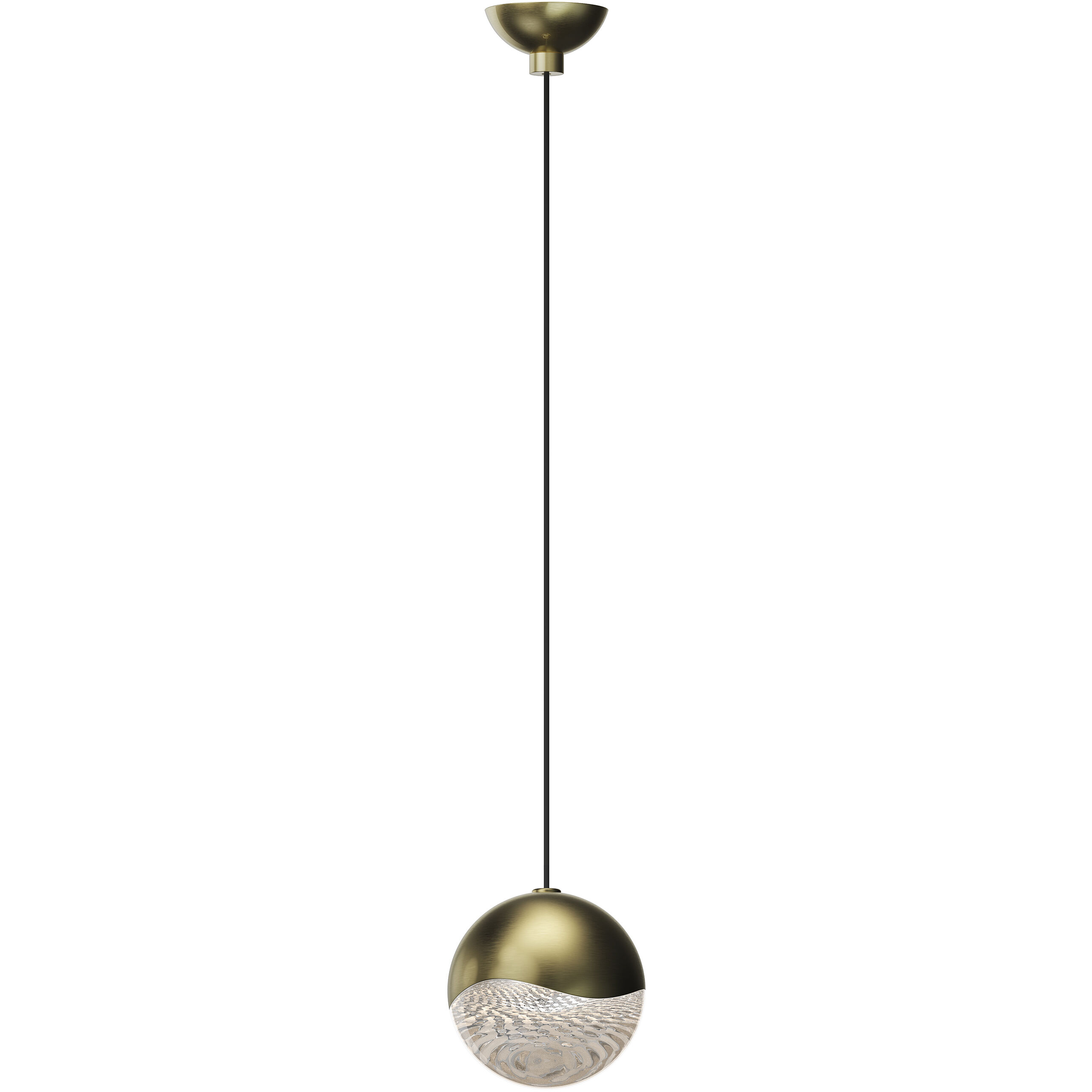 Grapes LED 3.25 inch Brass Pendant Ceiling Light in Medium