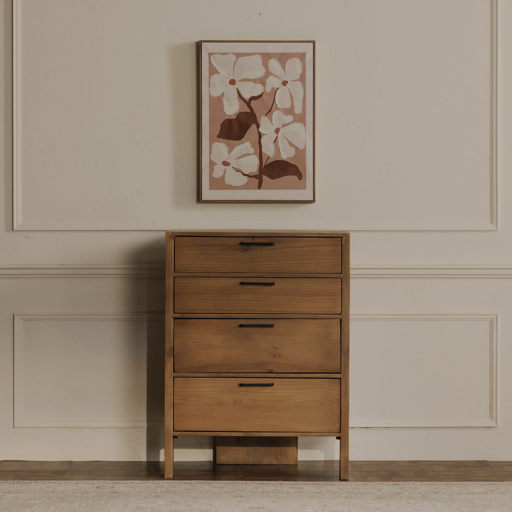 Lachlan Brown Chest, 4 Drawer