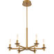 Torna LED 27.5 inch Gold Chandelier Ceiling Light
