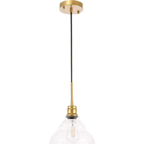 Millersville 1 Light 8.5 inch Brass Pendant Ceiling Light