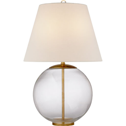 AERIN Morton 24.5 inch 100.00 watt Clear Glass Table Lamp Portable Light