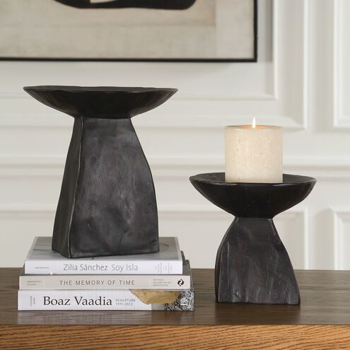 Shadow 11 X 10.5 inch Pedestal Bowls, Set of 2