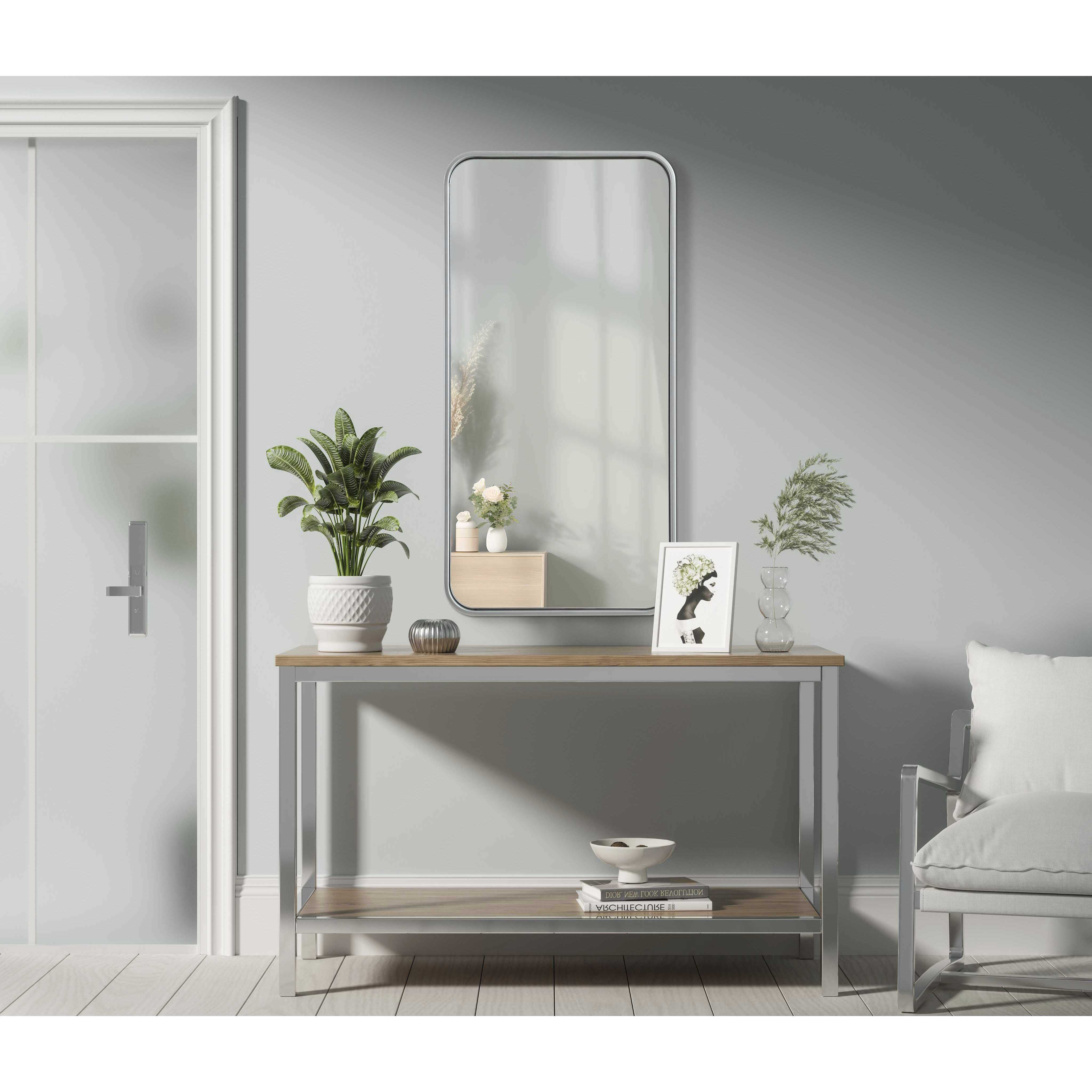 Remy 36 X 18 inch Silver Mirror