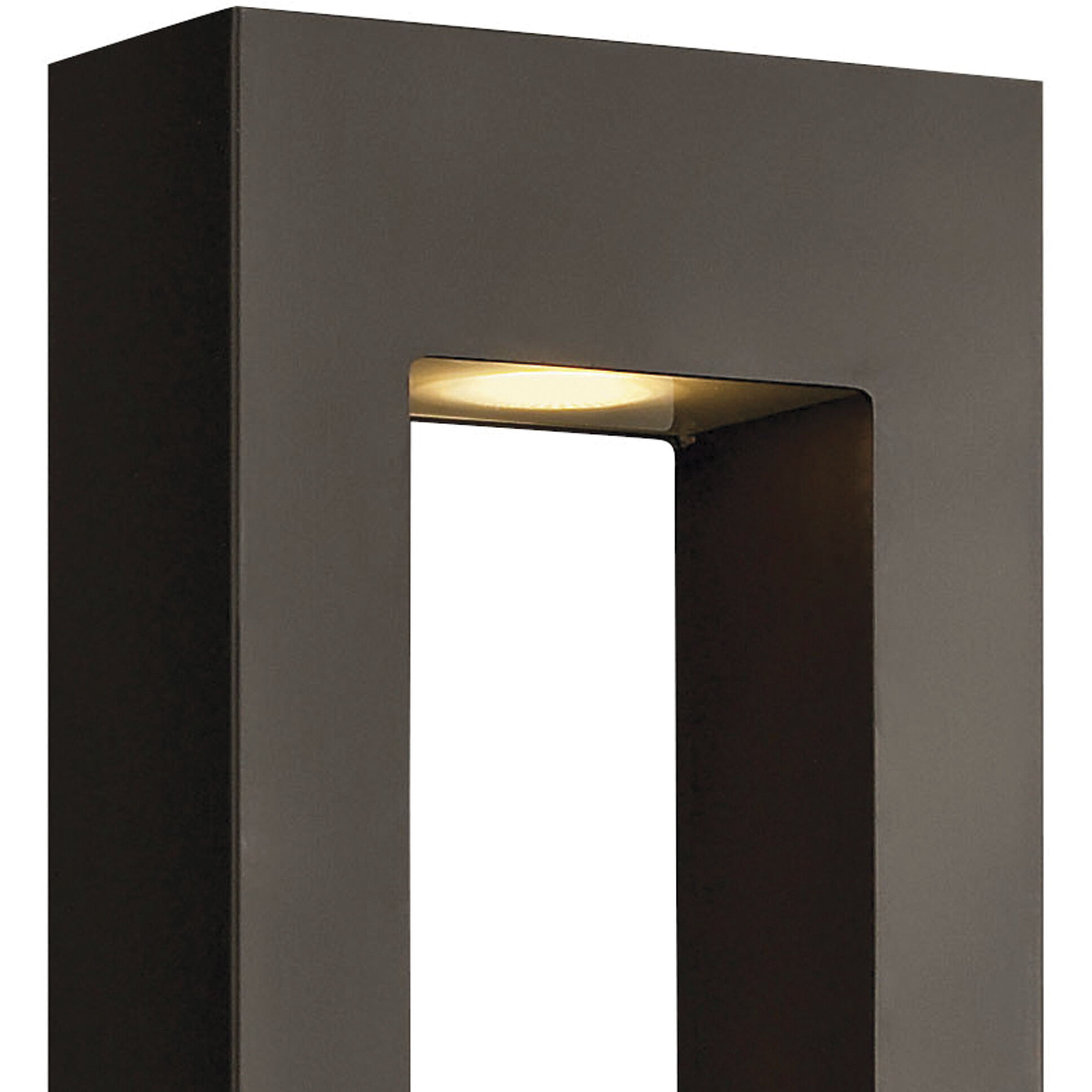 Atlantis LED 24 inch Bronze Outdoor Wall Mount Lantern, Large