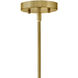 Zuri 6 Light 30 inch Lacquered Brass with Satin Off-White Chandelier Ceiling Light in Lacquered Brass and Satin Off-White
