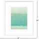 Verdigris Vista Blue and Turquoise Framed Art