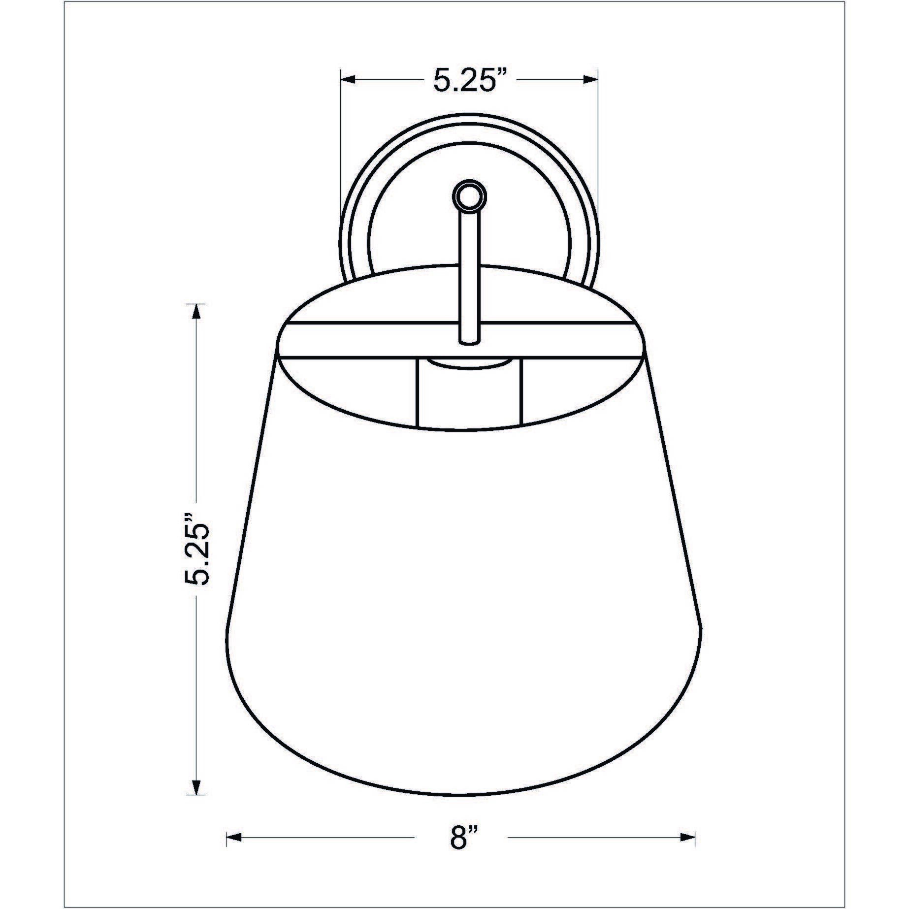 Lilly 1 Light 8 inch Modern Gold Wall Sconce Wall Light