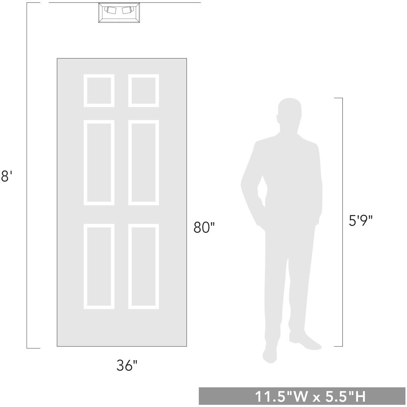Smyth 2 Light 11.5 inch White Gold Flush Mount Ceiling Light, Damp