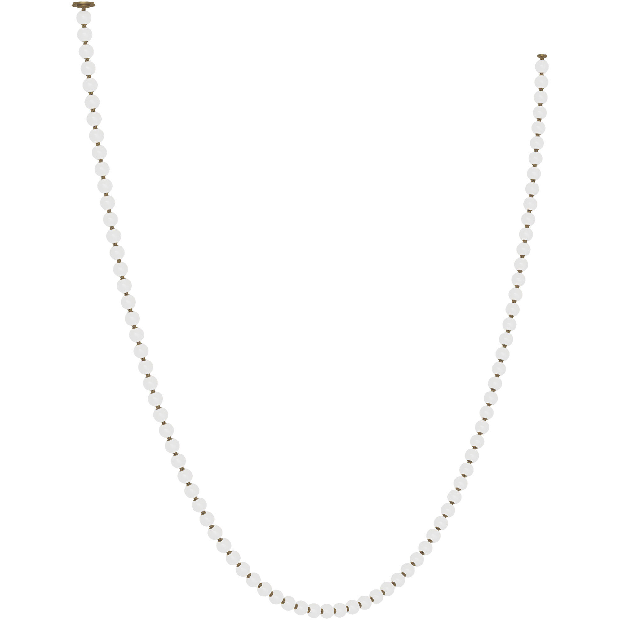 Sean Lavin Perle LED 2.8 inch Natural Brass Chandelier Ceiling Light in 2700K, Remote