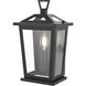 Richmond 1 Light 12 inch Black Outdoor Wall Sconce