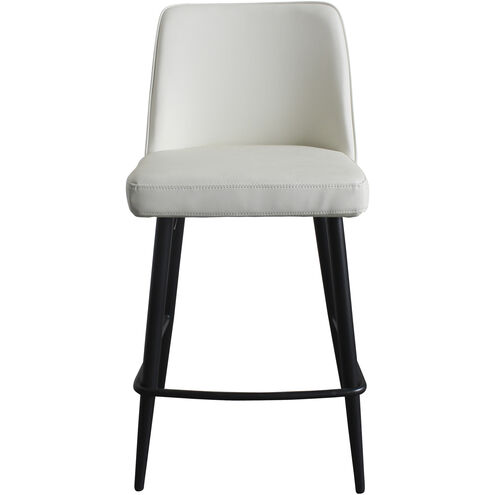 Emelia 38 inch White Counter Stool