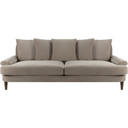 Cila Medium Gray / Dark Brown Sofa
