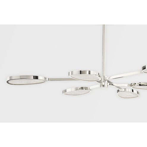 Beirut LED 57 inch Burnished Nickel Chandelier Ceiling Light