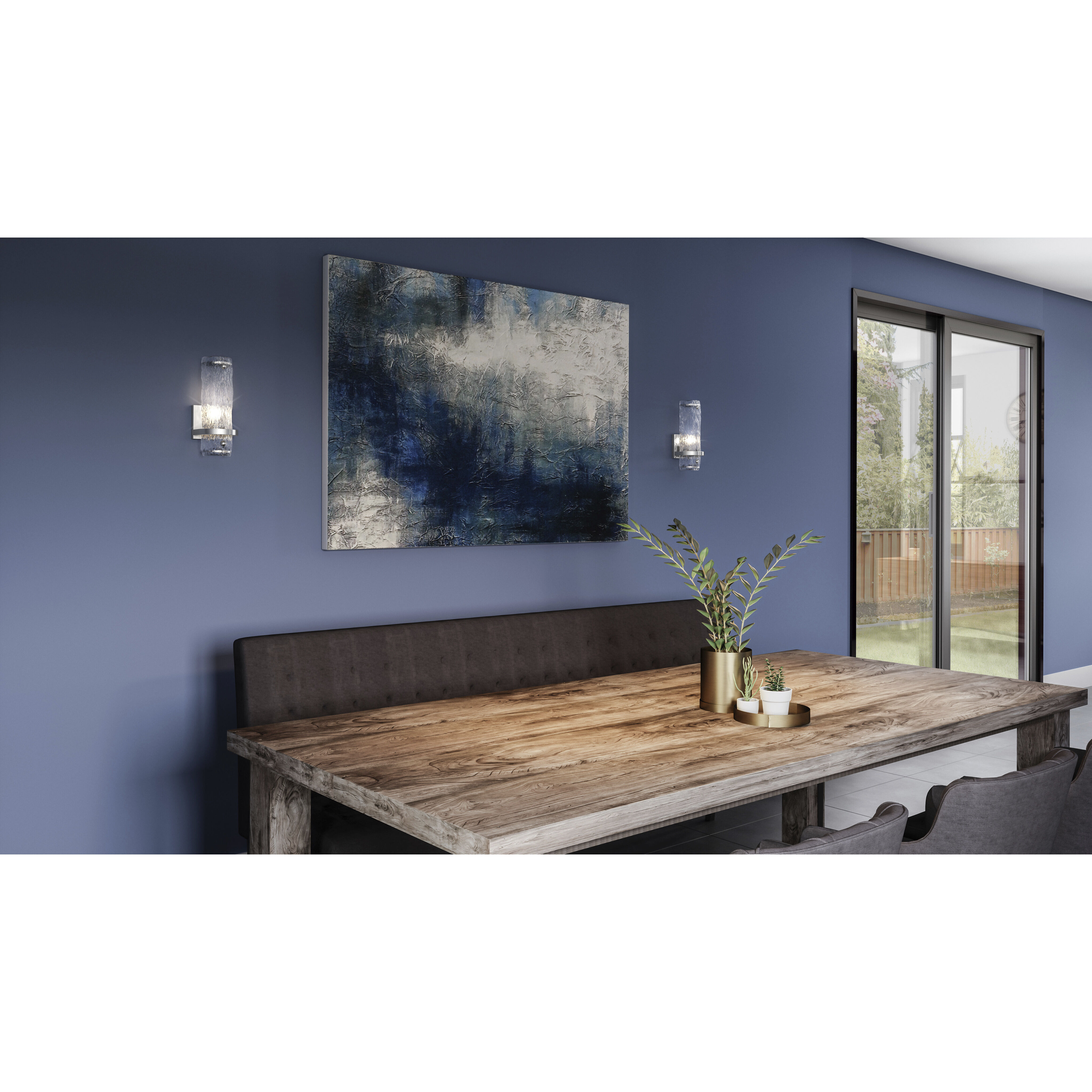 Pell 5 inch Polished Chrome Wall Sconce Wall Light, Small