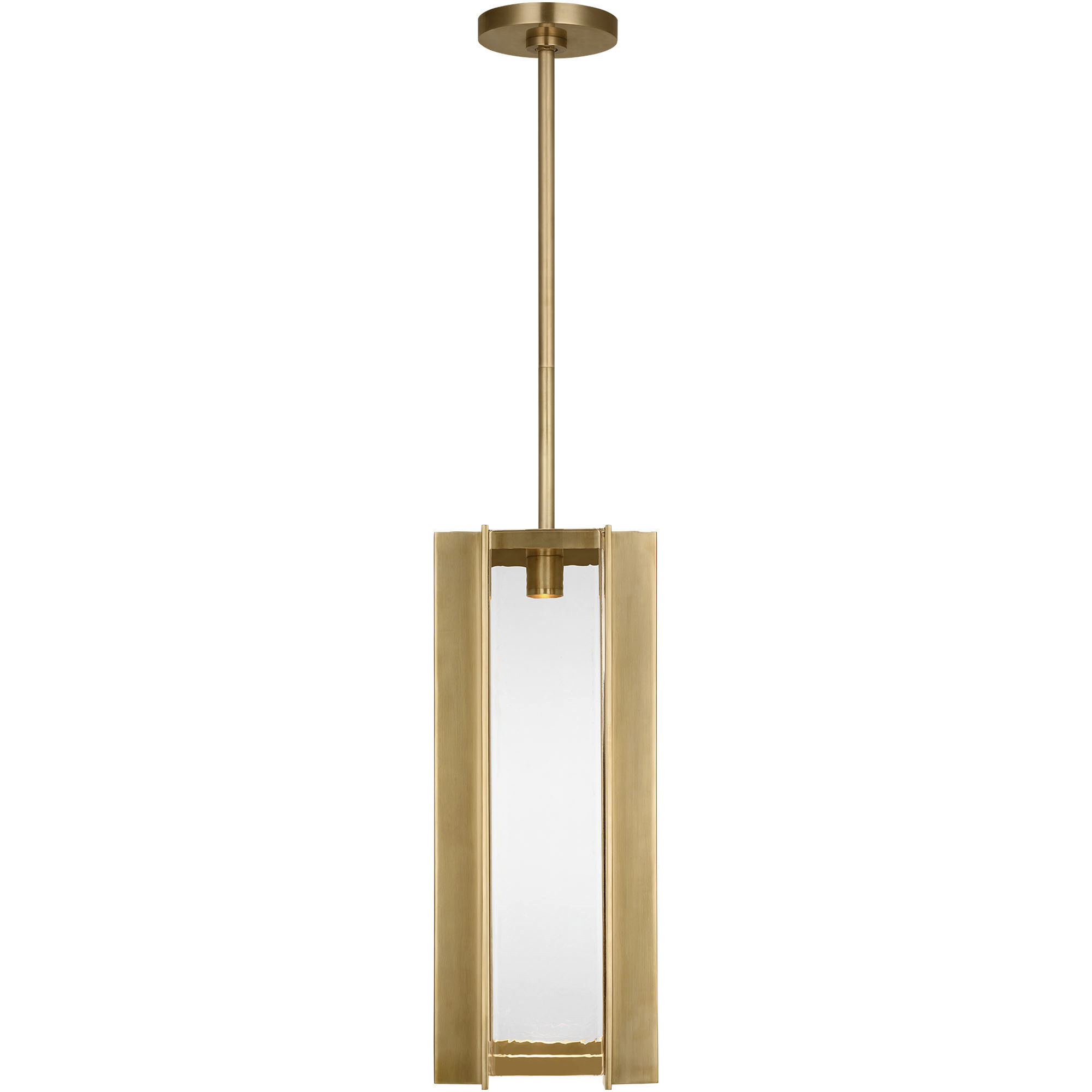 Avroko Maybeck LED 8.4 inch Hand Rubbed Antique Brass Pendant Ceiling Light