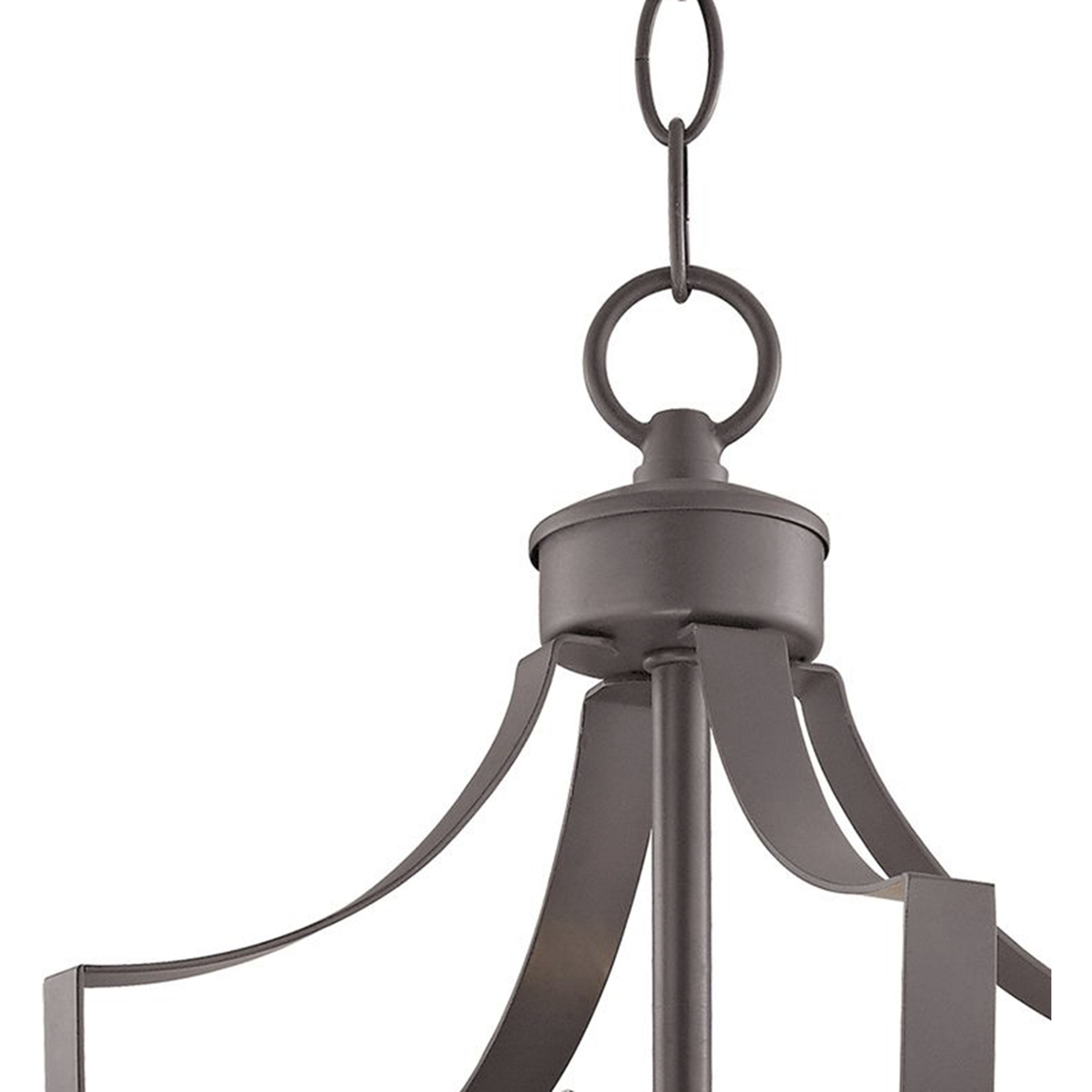 Foyer 4 Light 11 inch Oil Rubbed Bronze Chandelier Ceiling Light