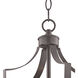 Foyer 4 Light 11 inch Oil Rubbed Bronze Chandelier Ceiling Light