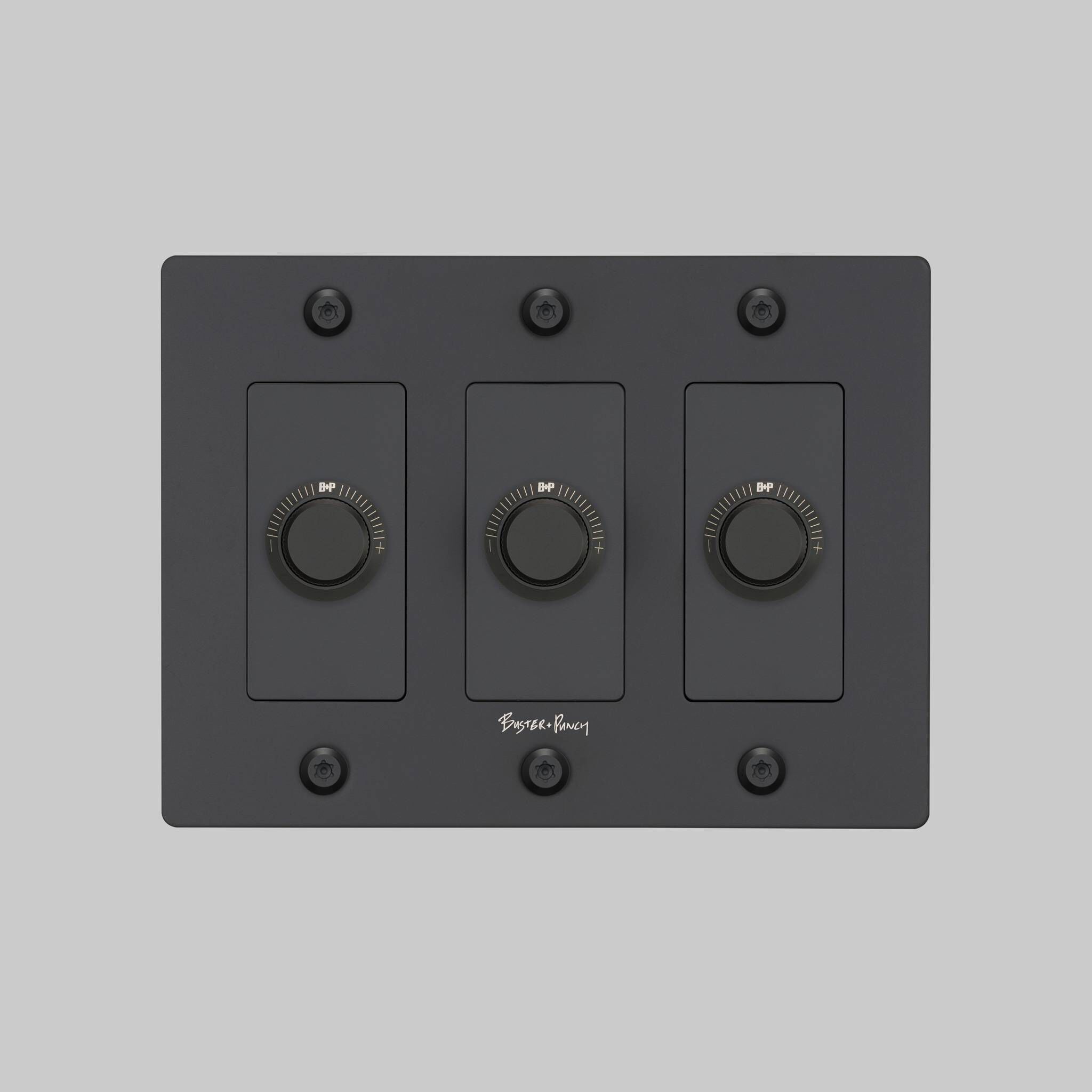 3G 100-120 Black Dimmer Switch, LED