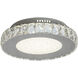 Canada LED 13 inch Chrome Flush Mount Ceiling Light