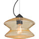 Zen 1 Light Black Cable Pendant Ceiling Light