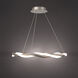 Escapade LED 28 inch Brushed Nickel Pendant Ceiling Light, dweLED