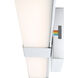 Vantage LED Chrome Wall Sconce Wall Light, Square