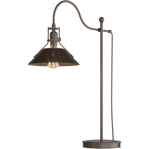Henry 27.1 inch 60 watt Bronze and Oil Rubbed Bronze Table Lamp Portable Light in Bronze/Oil Rubbed Bronze