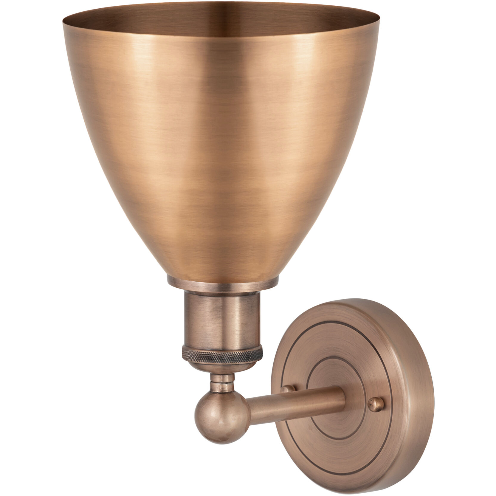 Metal Bristol 1 Light 7.5 inch Antique Copper Sconce Wall Light