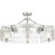 Aenon 6 Light 27.75 inch Pewter Semi-Flush Mount Ceiling Light