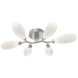 Fiori LED 35.9 inch Classic Silver Flush Mount Ceiling Light