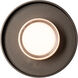 Focal LED Bronze/Natural Iron ADA Sconce/Flush Mount Wall Light