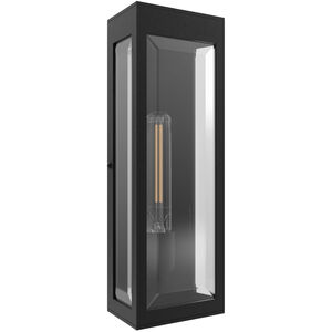 Avenue Outdoor 1 Light 18 inch Black Outdoor Wall Mount