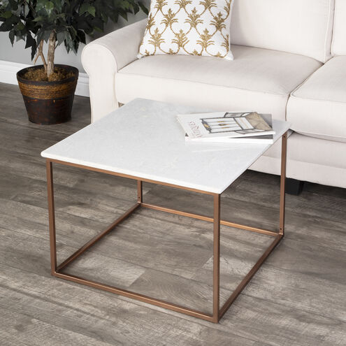 Butler Loft Holland  24 X 24 inch Marble & Metal Cocktail Table