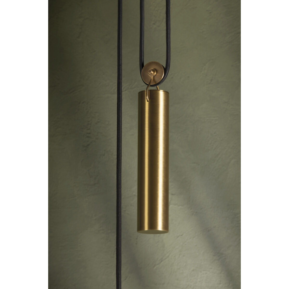 Plummet LED 18 inch Patina Brass/Soft Sand Pendant Ceiling Light