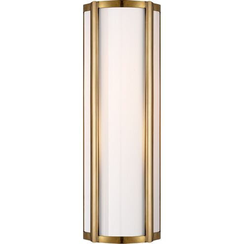 Alexa Hampton Basil 1 Light 5.5 inch Natural Brass Linear Bath Sconce Wall Light, Small