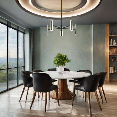 Edge LED 29.25 inch Coal Chandelier Ceiling Light