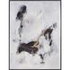 Tempest I Off White with Black Framed Wall Art