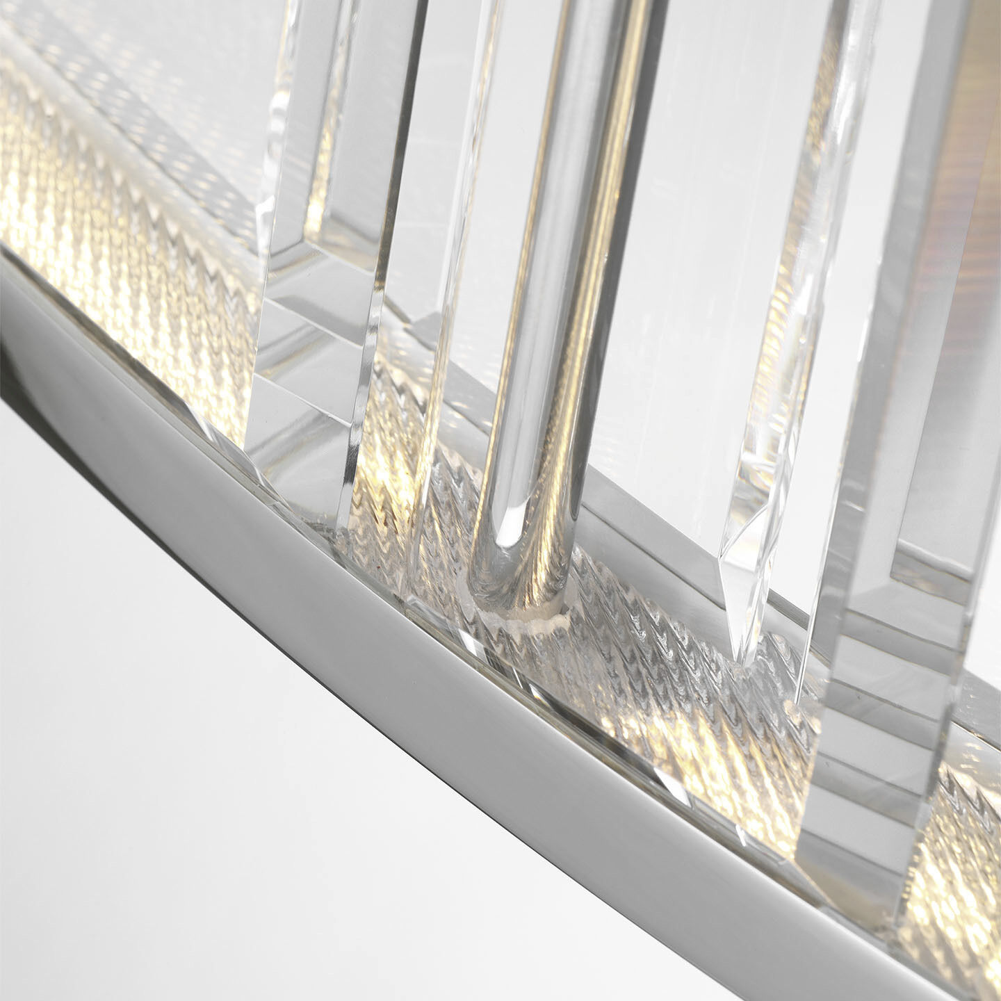 Chapman & Myers Iterna LED 40 inch Polished Nickel Ring Chandelier Ceiling Light