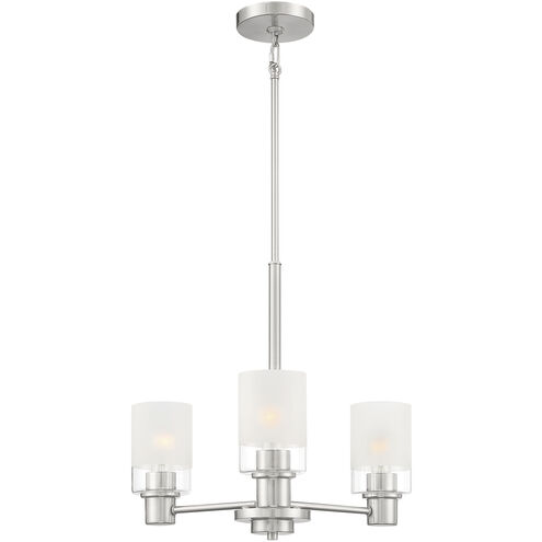 Cedar Lane 3 Light 20 inch Brushed Nickel Chandelier Ceiling Light