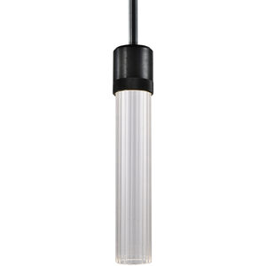 Zigrina 1 Light 5.13 inch Satin Brushed Black Pendant Ceiling Light