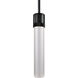 Zigrina 1 Light 5.13 inch Satin Brushed Black Pendant Ceiling Light