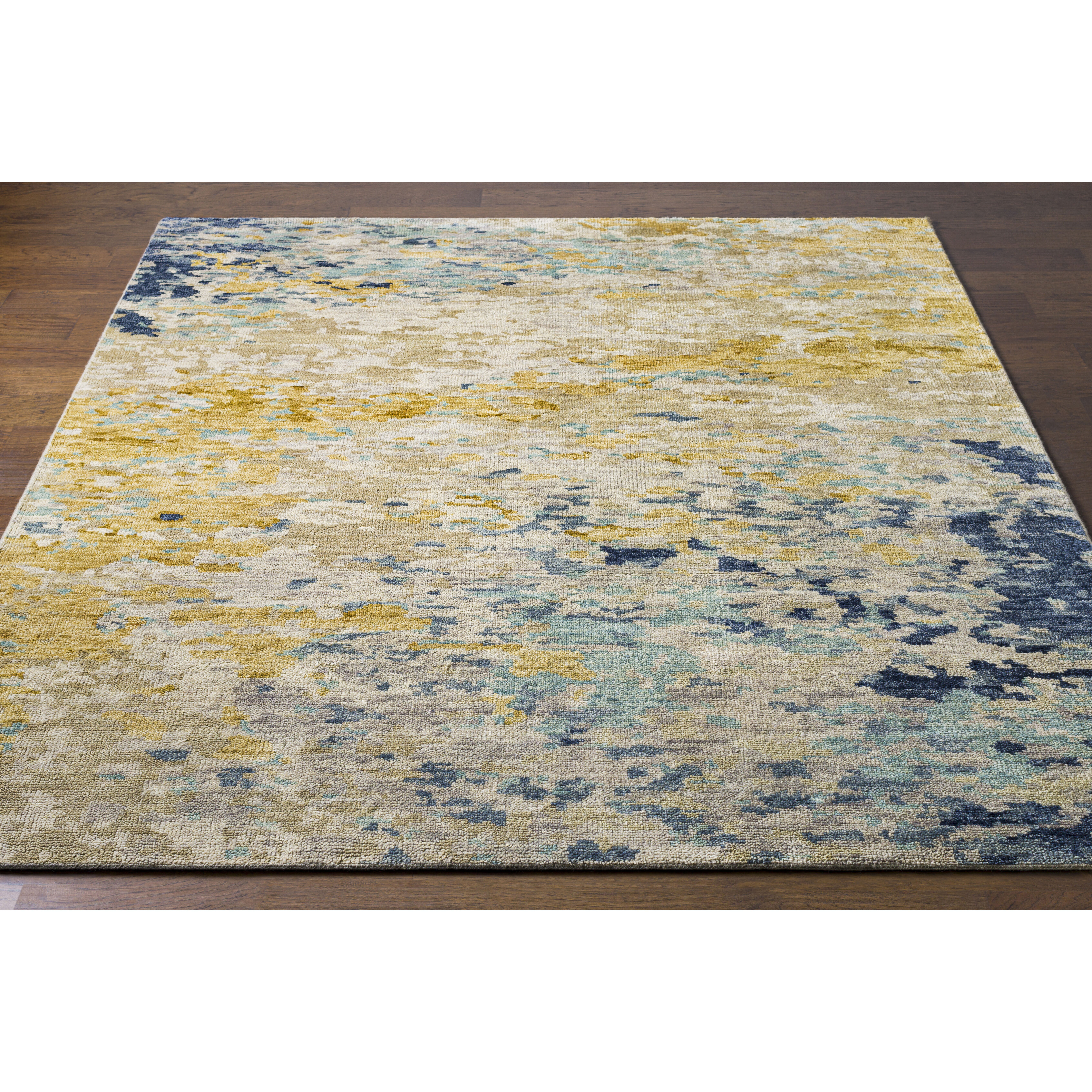 Biscayne 72 X 48 inch Mustard Rug in 4 X 6, Rectangle