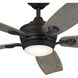 Tranquil 56 inch Olde Bronze with Weathered Medium Oak Blades Ceiling Fan