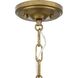 Loretta 3 Light 18 inch Gold Ombre Pendant Ceiling Light, Design Series