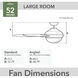 Aeronaut 52 inch Matte White Outdoor Ceiling Fan