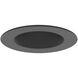 Pearl Black Reflector / Black Flange LED Round Retrofit Reflector in 2700K, 4" Retrofit
