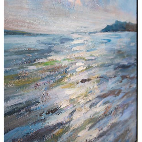 Tranquil Sunset 51.75 X 51.75 inch Hand Painted Canvas