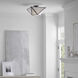 Julie Neill Lorino LED 20 inch Bronze Semi-Flush Mount Ceiling Light, Large