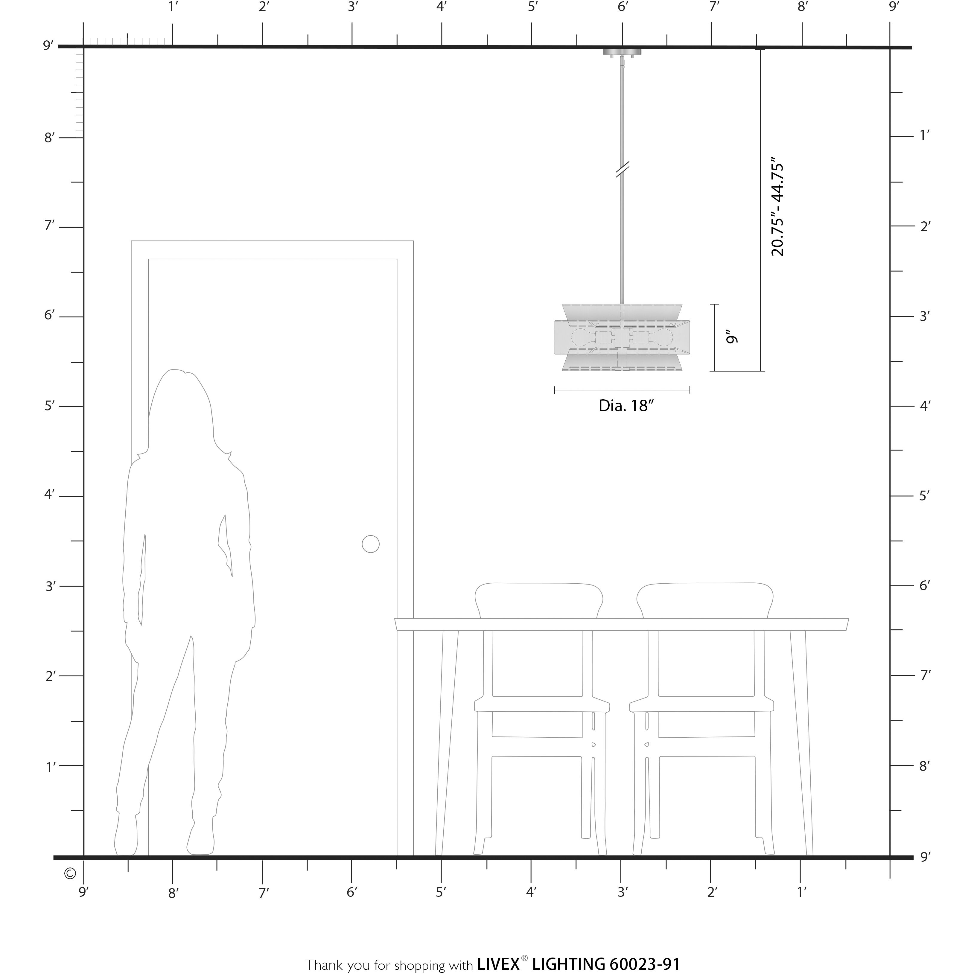 Fontana 4 Light 18 inch Brushed Nickel Pendant Chandelier Ceiling Light